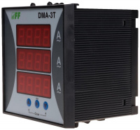 Указатель тока DMA-3T (3ф Iизм. 0.05-5; 1-9000 (с внешними ТТ) Uпит. 150-240В AC цифровая индикация монтаж на панель IP20) F&F EA04.008.012
