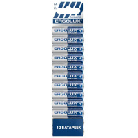 Элемент питания алкалиновый BP12 LR6 Alkaline ПРОМО LR6 BP12 1.5В (уп.12шт) Ergolux 15199