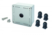 Коробка Industrial 1-порт. бел. Eurolan 12B-01-67WT