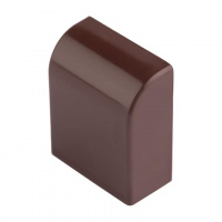 Заглушка 60х40 под темн. дерево Plast (уп.4шт) EKF ecd-60-40x4