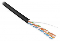 Кабель витая пара неэкранир. U/UTP кат. 5e 4 пары (24 AWG) ож (solid) PVC -20град.C-+75град.C гарантия: 15 лет компонентная 25 лет системная UUTP4-C5E-S24-IN-PVC-BK-100 Ч (уп.100м) Hyperline 443599