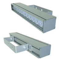 Светильник светодиодный LAD LED LINE-10-15S 15Вт 5000К IP66 2020лм 230В КСС типа "К" серебр. LADesign LADLEDL1015S
