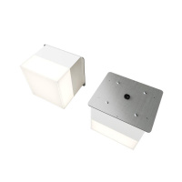 Светильник светодиодный RVE-LBX-LUMO40-PLAZA10015-2-GR квадрат грильято 2шт 85х85х80мм 16Вт встраиваемый 4000К бел. RVElektro RVE00003282