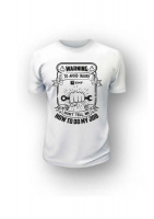 Футболка "Avoid injury" XL бел. EKF 78959