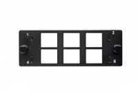 Планка Q-SLOT 6хKeystone UTP Eurolan 27M-00-01-06BL