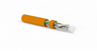 Кабель витая пара неэкранир. U/UTP кат. 6a (10GBE) 4 пары (23 AWG) ож (solid) LSZH UUTP4-C6A-S23-IN-LSZH-OR-500 Оранж (уп.500м) Hyperline 444595