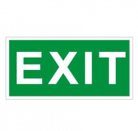 Пиктограмма "Exit" ПЭУ 012 280х162 РС-I СТ 2502001070