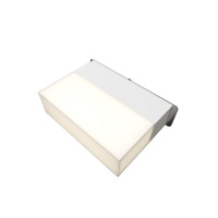 Светильник светодиодный RVE-LBX-LUMO60-PLAZA5015010-1-GR прямоугольник грильято 1шт 40х140х100мм 12Вт встраиваемый 4000К бел. RVElektro RVE00003292