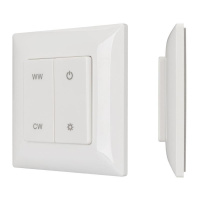 Панель SMART-P48-MIX-P-SUF (3В 1 зона Knob 2.4G) пластик Arlight 028302