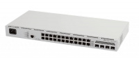 Коммутатор Ethernet 24 порта 10/100/1000 Base-T (PoE/PoE+) 4 порта 10GBase-R (SFP+)/1000Base-X (SFP) L3 48В DC ELTEX MES2324P_DC