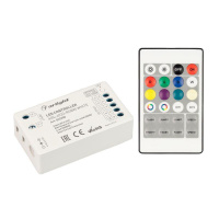 Контроллер ARL-4022-RGBW White (5-24В 4х4А ПДУ 24кн RF) (IP20 пластик) Arlight 032358