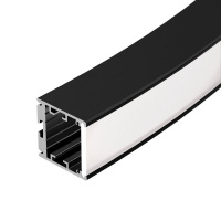 Профиль SL-ARC-3535-D1500-W90 BLACK (1180мм дуга 1 из 4) алюминий Arlight 026599