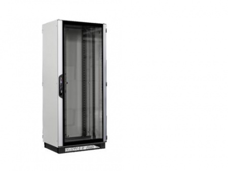 Шкаф VX IT 800х2000х1000 42U станд. обзорная и глухая двери на вент.цоколе 100мм со стенками 19дюйм профили спереди/сзади Rittal 5309156