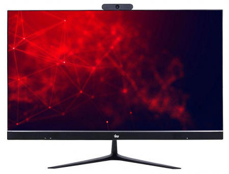 Моноблок Office P2313 23.8дюйм Full HD i3 10100 (3.6) 8Гбайт SSD 240Гбайт UHDG 630 Free DOS GbitEth WiFi BT 120Вт Cam черн. 1920х1080 (RUS) IRU 1551256