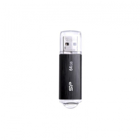 Флеш-диск 64Гбайт Ultima U02 SP064GBUF2U02V1K USB2.0 черн. SILICON POWER 1060159