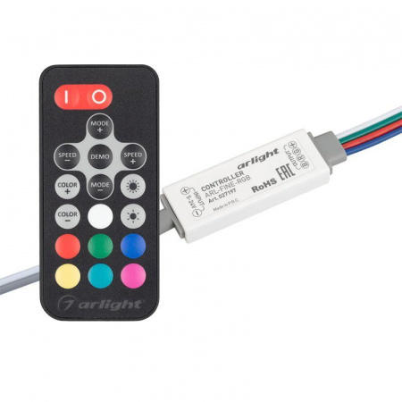 Контроллер ARL-FINE-RGB Black (5-24В 3х2А RF ПДУ 18кн) (IP20 пластик) Arlight 027197