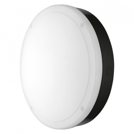 Светильник светодиодный BULKHEAD ДПО 15Вт 3000К 1400лм IP65 черн. 250мм LEDVANCE 4058075647503