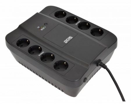 Источник бесперебойного питания Spider SPD-850N 510Вт 850В.А черн. POWERCOM 332715