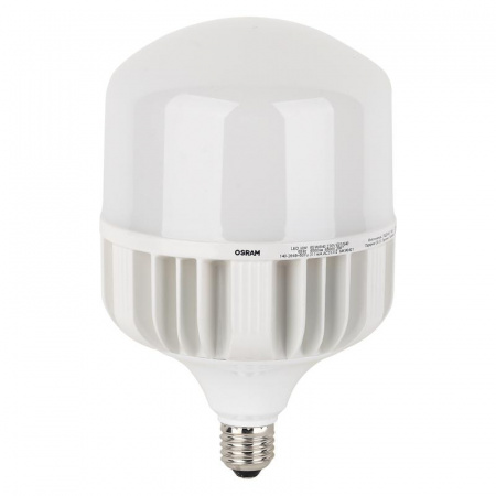 Лампа светодиодная высокомощная LED HW 65Вт T матовая 6500К холод. бел. E27 6500лм 140-265В с адаптером E40 угол пучка 200град. PF>/=09 (замена 650Вт) OSRAM 4058075576919