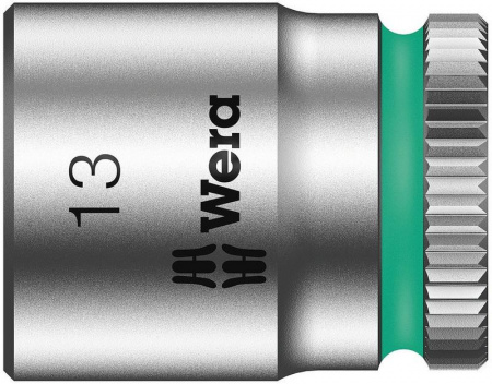 Головка торцевая 6-гранная 8790 HMA Zyklop (1/4дюйм 13х23мм) Wera WE-003512