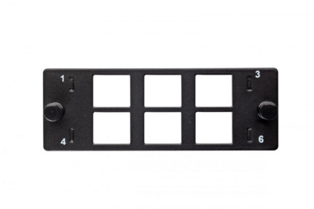 Планка Q-SLOT 6хKeystone UTP Eurolan 27M-00-01-06BL