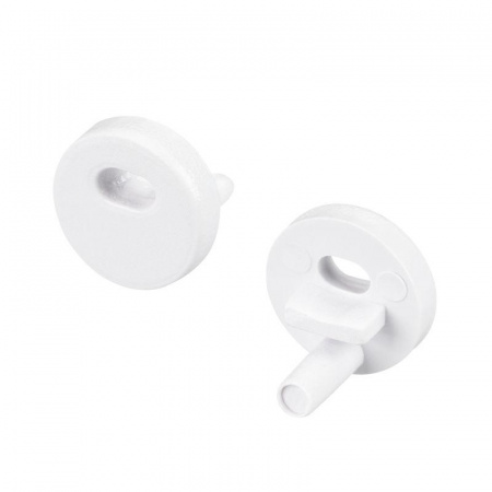 Заглушка ARH-ROUND-D8 с отверстием пластик Arlight 037401