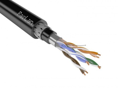 Кабель витая пара ParLan ARM PS F/UTP кат.5E 4х2х0.52 ZH нг(А)-HF (LAN) в броне (уп.305м) ТПД Паритет 262595