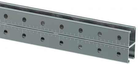 Профиль STRUT двойной перфорированный 41х41 L1900 2мм HDZ IEK CLM50D-PSD-41-41-19-2-HDZ
