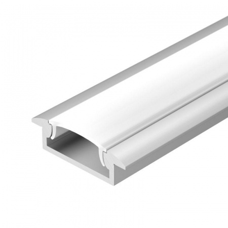 Профиль с экраном ALU-WIDE-F-H8-2000 ANOD+FROST 2м алюминий Arlight 014860