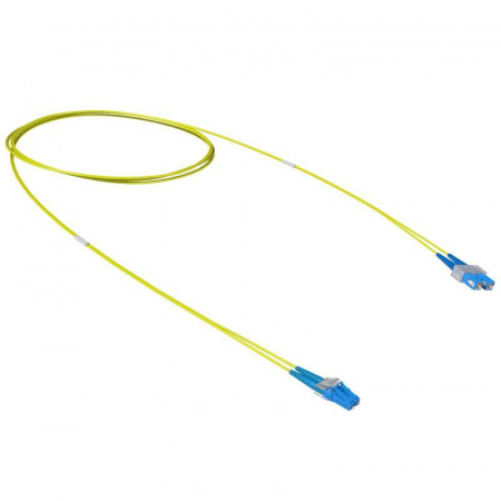 Шнур оптический коммутационный переходной Duplex LC-UPC/SC-UPC 9/125 OS2 2м DKC RNPC9DCULU2