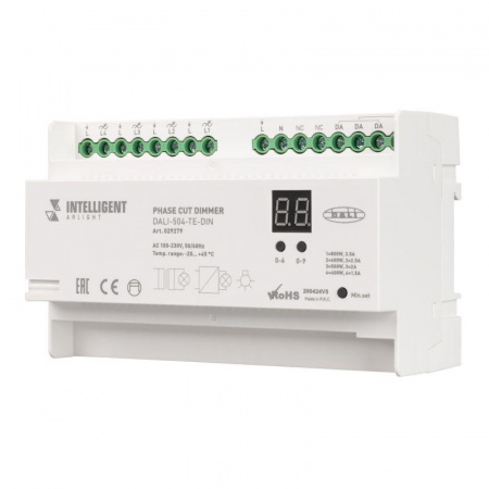 Диммер DALI-504-TE-DIN(230В 4х2А) INTELLIGENT ARLIGHT 029279