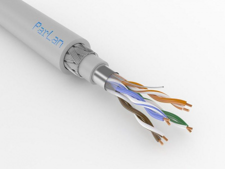 Кабель витая пара ParLan ARM PS F/UTP кат.5E PVCLS нг(А)-FRLS 4х2х0.52 (LAN) в броне (м) ТПД Паритет 267138