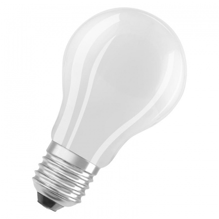 Лампа светодиодная филаментная PARATHOM DIM CL A GL FR 60 dim 6.5W/827 6.5Вт 2700К тепл. бел. E27 806лм A угол пучка 300град. 220-240В диммир. (замена 60Вт) матов. стекло OSRAM 4058075591295