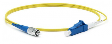 Патч-корд FC-S2-9-FC/UR-LC/UR-H-2M-LSZH-YL волоконно-оптический (шнур) SM 9/125 (OS2) FC/UPC-LC/UPC simplex LSZH 2м Hyperline 243226