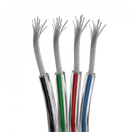 Шлейф питания ARL-18AWG-CLEAR-4Wire-CU (уп.50м) Arlight 034962
