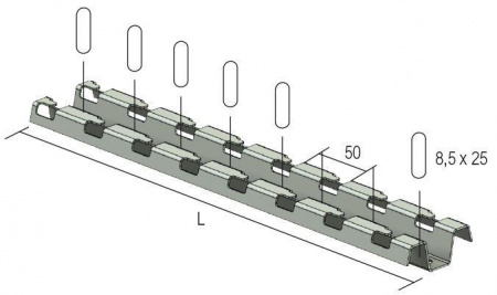 Профиль RCSN 1000 GS CABLOFIL CM013010