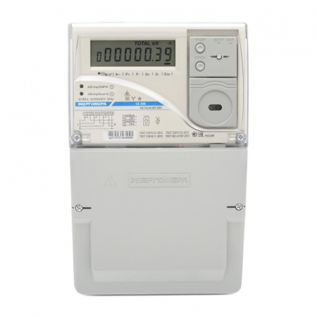 Счетчик CE308 S34.746.OR2.QVF LR01 IEC 3ф 5-100А класс точн. 1.0/1.0 многотариф. Энергомера 101005007012508