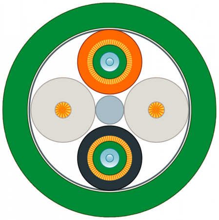 Кабель AT-WQ(ZN)Y (ZN)B2Y 2х1 (м) Siemens 6XV18732B