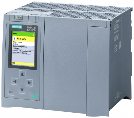 Процессор центральный SIMATIC S7-1500TF CPU 1516TF-3 PN/DP с 1.5 МБ ОЗУ 5 МБ для данных 1-й интерфейс: PROFINET IRT с 2-портовым коммутатором 2-й интерфейс Ethernet. 3-й интерфейс. PROFIBUS. 10 нс бит ре Siemens 6ES75163UN000AB0