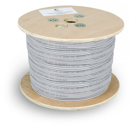 Кабель витая пара U/UTP кат.5e 1х2х26AWG patсh PVC нг(А)-LS UTP-1P-Cat.5e-PATCH сер. (уп.500м) Cabeus 7286c