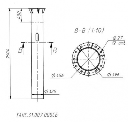 Деталь фундамента закладная ТАНС.31.007.000 (ЗФ-24/12/Д396-2.5-б) OPORA ENGINEERING OE-00029
