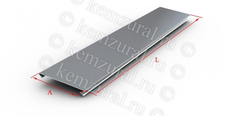 Крышка для лотка замковая осн.300 L3000 0.7мм НЛК УТ1.5 сталь КЭМЗ 171 301131 14