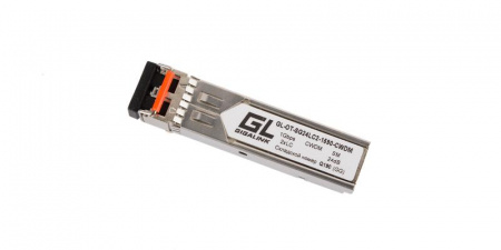 Модуль SFP CWDM 1Гбит/с два волокна SM 2xLC 1410нм 24dB GIGALINK GL-OT-SG24LC2-1410-CWDM