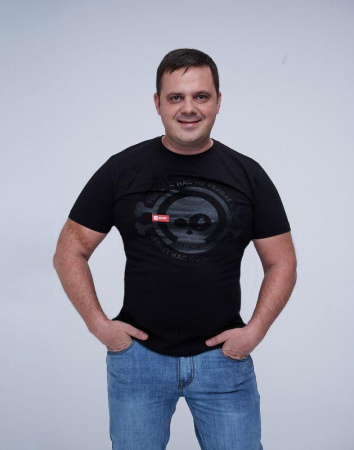Футболка "Ток" L черн. EKF T-shirt_Tok_b_L