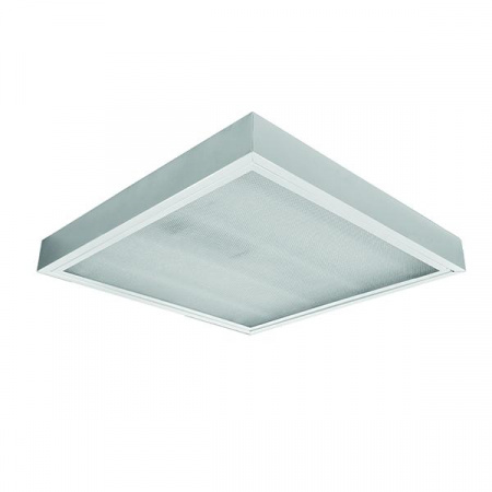 Светильник светодиодный Crystal LED-03 IP20 УХЛ 4 610х325х65 накладной под LED лампу рассеив. полимер. опал сталь Ксенон 0173218193-13