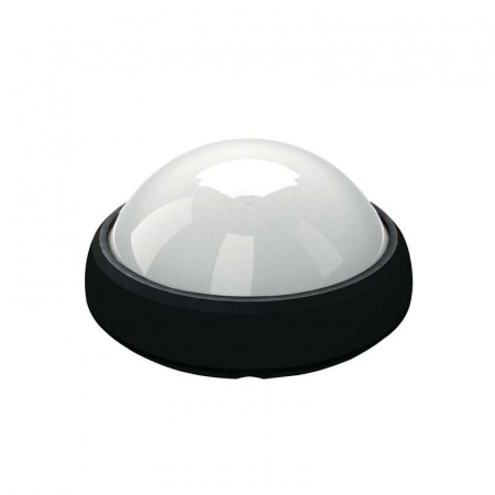 Светильник светодиодный ULW-R03-8W/NW Black Круг 8Вт 4500К IP65 560лм 220В промышленный накладной влагозащ. опал. рассеив. пластик. черн. Uniel 11135