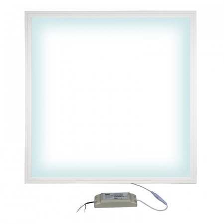 Светильник светодиодный ULP-6060-36W/4000K EFFECTIVE WHITE 36Вт 4000К офисный потолочный встраив. опал. рассеив. с источником питания бел. Uniel UL-00004668