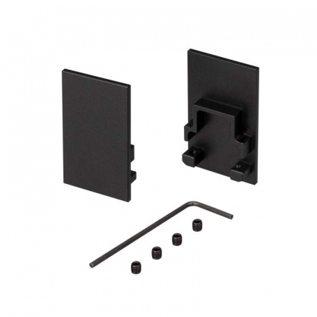 Заглушка SL-COMFORT-2542 BLACK глухая металл Arlight 031773