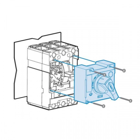 Рукоятка поворотная DH2-S TS250 LS Electric 83111172801