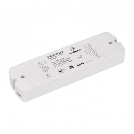 Контроллер SMART-K14-MULTI (12-24В 5х4А RGB-MIX 2.4G) (IP20 пластик) Arlight 023822